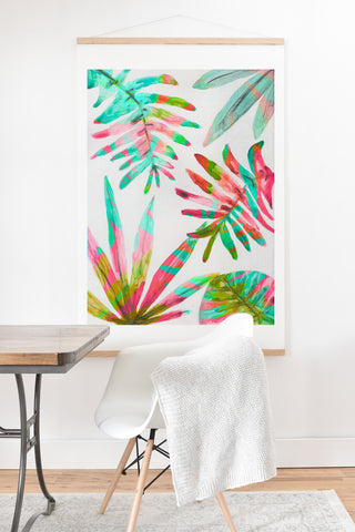 Natalie Baca Paradise Palm Art Print And Hanger