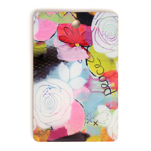 Natalie Baca Peace Of Mind Cutting Board Rectangle