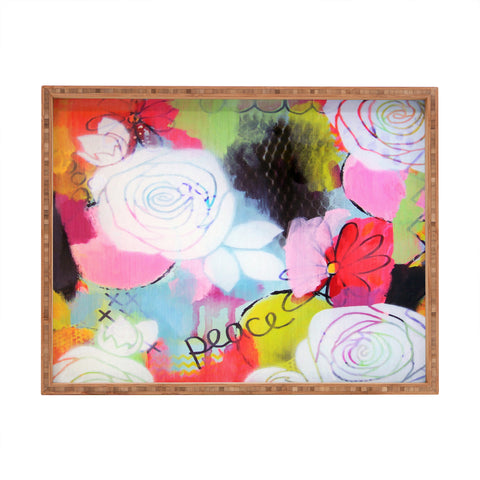 Natalie Baca Peace Of Mind Rectangular Tray