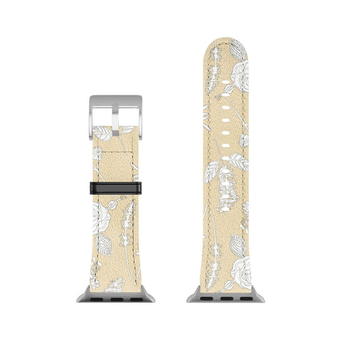 Natalie Baca Plant Therapy Butter Yellow Apple Watch Band