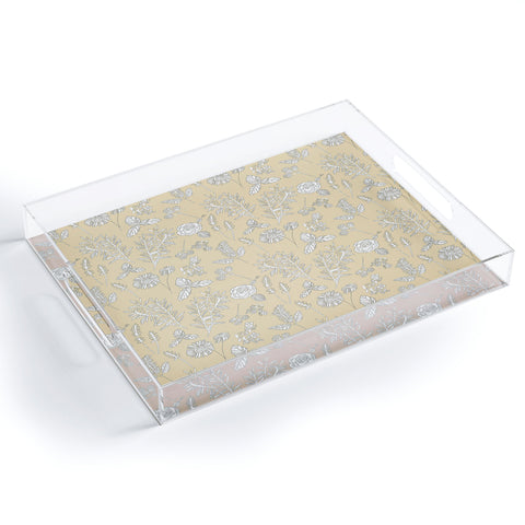 Natalie Baca Plant Therapy Butter Yellow Acrylic Tray