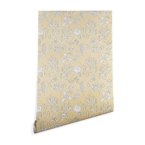 Natalie Baca Plant Therapy Butter Yellow Wallpaper