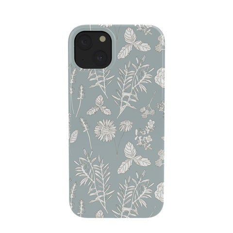 Natalie Baca Plant Therapy Pond Blue Phone Case