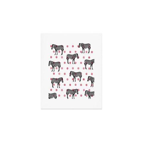 Natalie Baca Polka Dots And Stripes Art Print