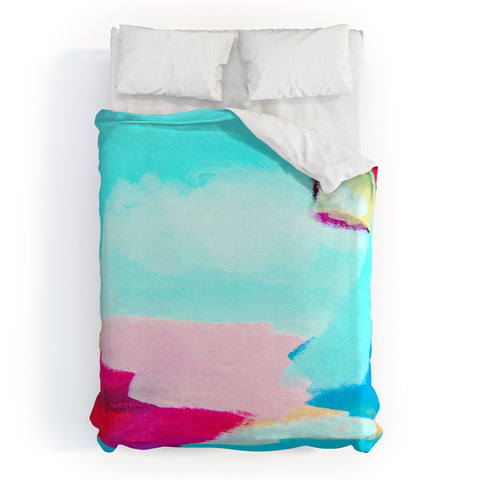 Natalie Baca Poolside Duvet Cover