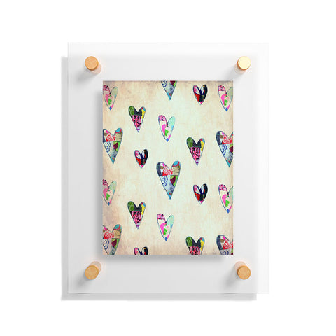 Natalie Baca Queen Of Hearts Floating Acrylic Print