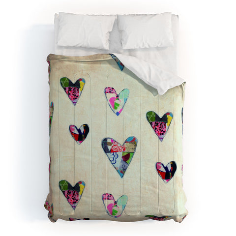 Natalie Baca Queen Of Hearts Comforter
