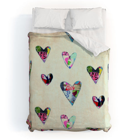 Natalie Baca Queen Of Hearts Duvet Cover