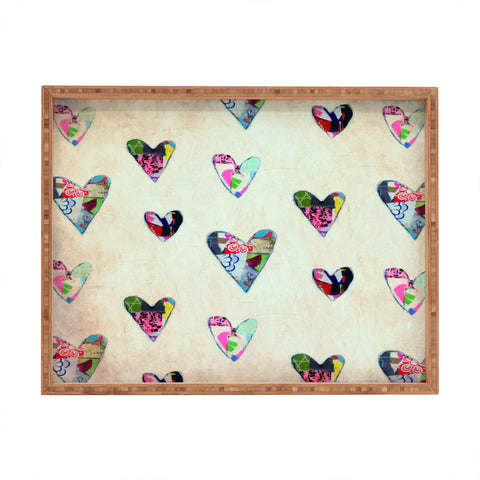 Natalie Baca Queen Of Hearts Rectangular Tray