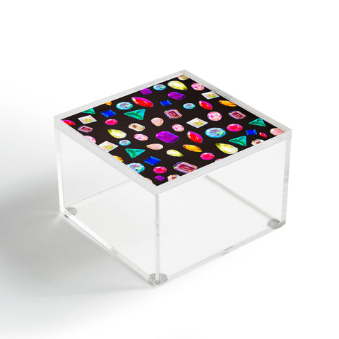 Natalie Baca Rhinestone Reverie In Black Acrylic Box