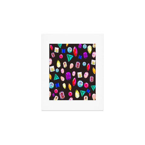 Natalie Baca Rhinestone Reverie In Black Art Print