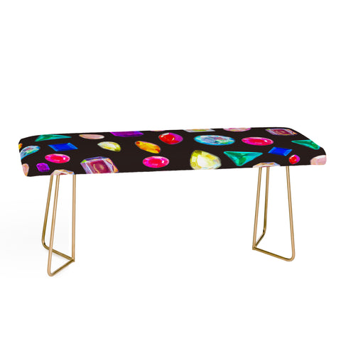 Natalie Baca Rhinestone Reverie In Black Bench