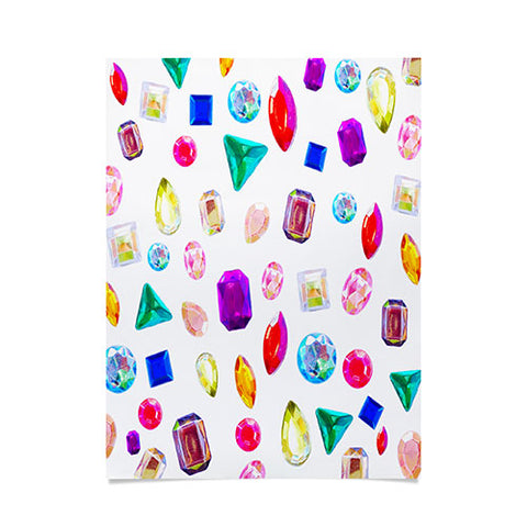 Natalie Baca Rhinestone Reverie In White Poster