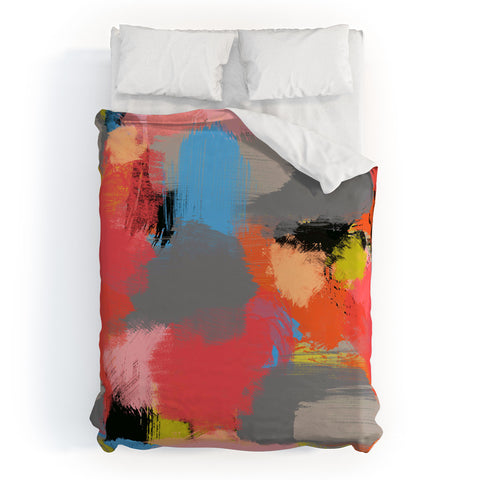 Natalie Baca Sangria Duvet Cover
