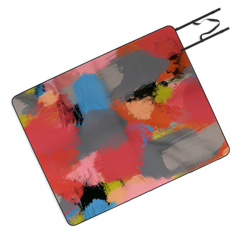 Natalie Baca Sangria Picnic Blanket