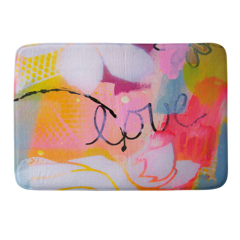 Natalie Baca Spring Love Memory Foam Bath Mat