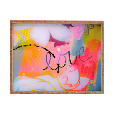 Natalie Baca Spring Love Rectangular Tray