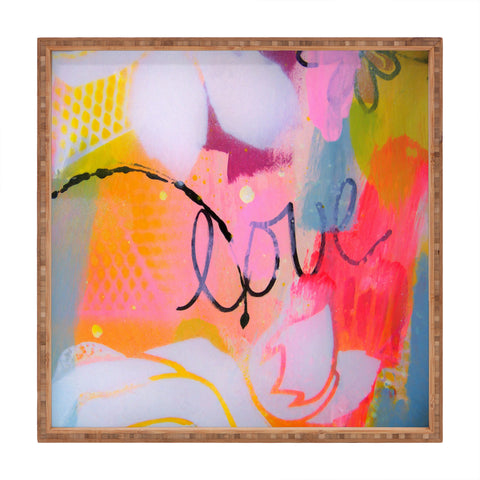 Natalie Baca Spring Love Square Tray