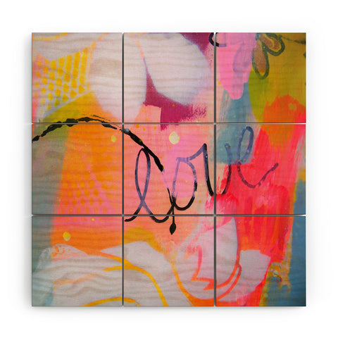 Natalie Baca Spring Love Wood Wall Mural