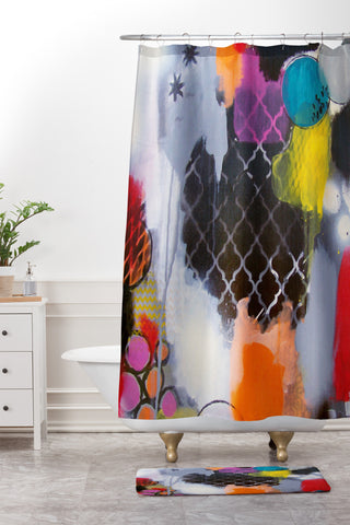 Natalie Baca Stars In The Sky Shower Curtain And Mat