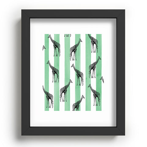 Natalie Baca Stripes And Spots Recessed Framing Rectangle