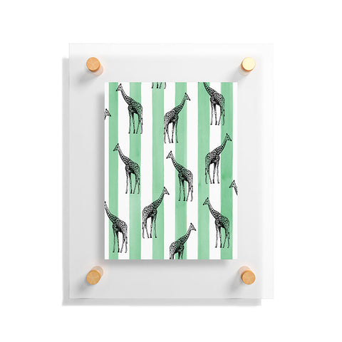 Natalie Baca Stripes And Spots Floating Acrylic Print