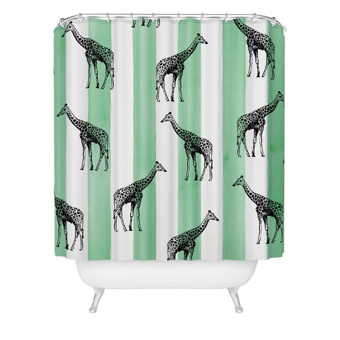 Natalie Baca Stripes And Spots Shower Curtain