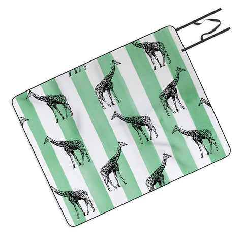 Natalie Baca Stripes And Spots Picnic Blanket