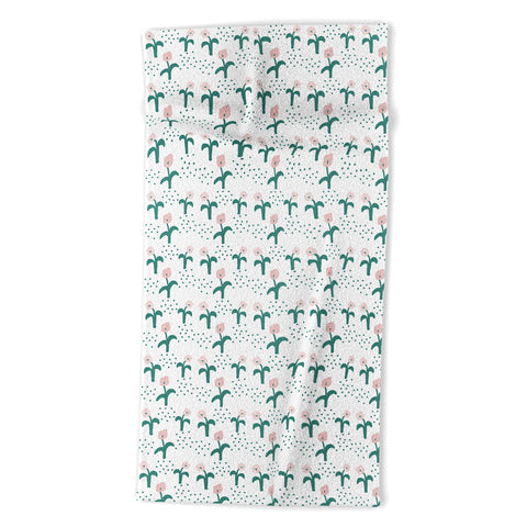 Natalie Baca Tulip Bouquet Beach Towel