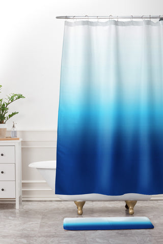 Natalie Baca Under The Sea Ombre Shower Curtain And Mat
