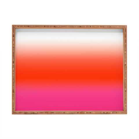 Natalie Baca Under The Sun Ombre Rectangular Tray