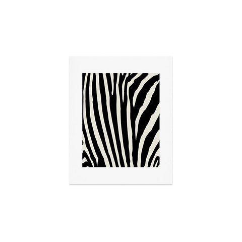 Natalie Baca Zebra Stripes Art Print
