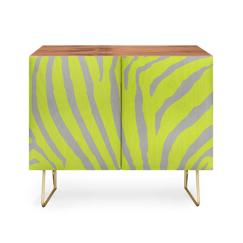 Natalie Baca Zebra Stripes Citrus Credenza