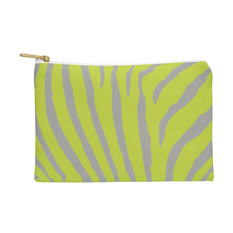 Natalie Baca Zebra Stripes Citrus Pouch