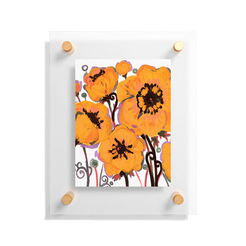 Natasha Wescoat Anemone Gold Floating Acrylic Print