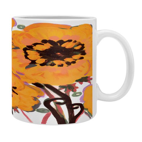 Natasha Wescoat Anemone Gold Coffee Mug