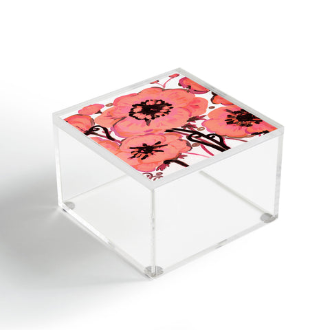 Natasha Wescoat Anemone Pink Acrylic Box