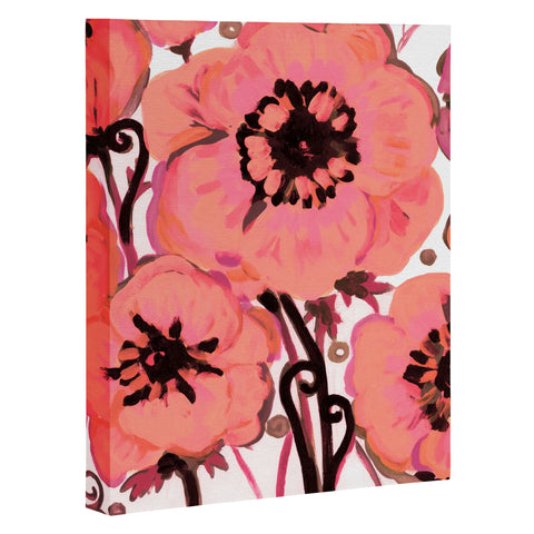 Natasha Wescoat Anemone Pink Art Canvas