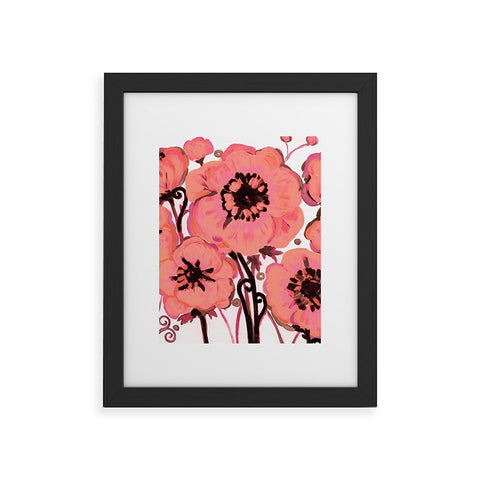 Natasha Wescoat Anemone Pink Framed Art Print