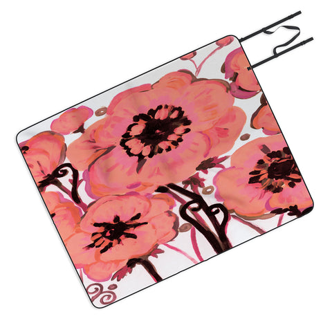 Natasha Wescoat Anemone Pink Picnic Blanket