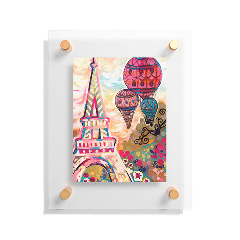 Natasha Wescoat Balloons Sur Paris Floating Acrylic Print