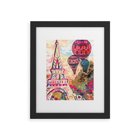 Natasha Wescoat Balloons Sur Paris Framed Art Print