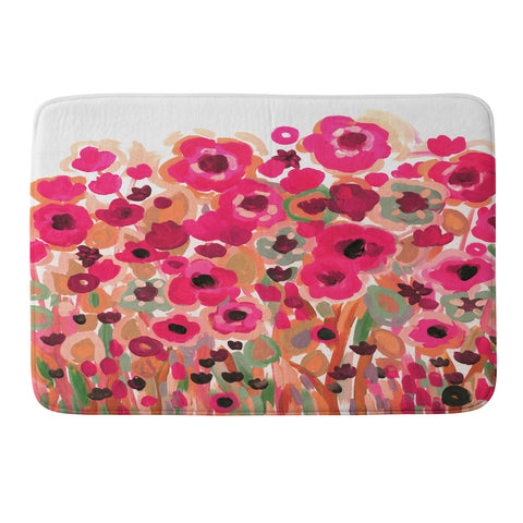 Natasha Wescoat Brightly Blooming Memory Foam Bath Mat