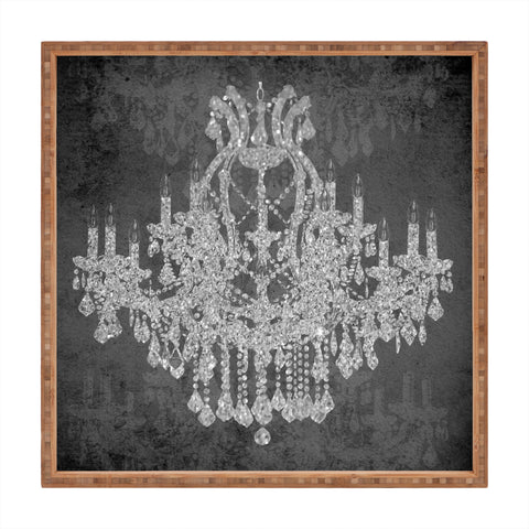 Natasha Wescoat Chandelier I Square Tray
