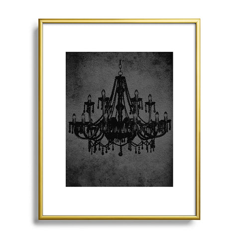 Natasha Wescoat Chandelier II Metal Framed Art Print