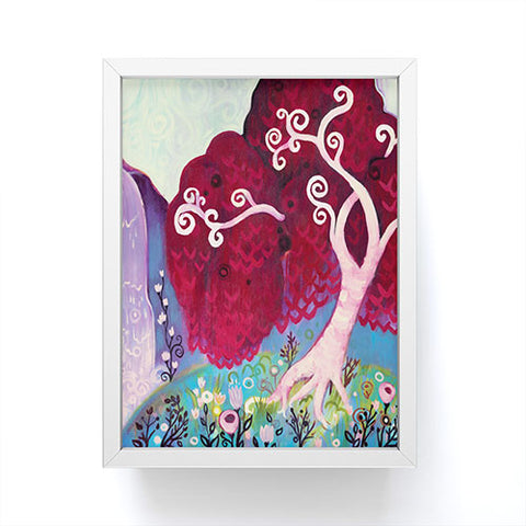 Natasha Wescoat Crimson King Falls Framed Mini Art Print