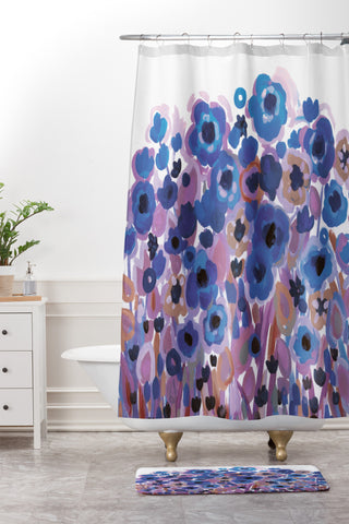 Natasha Wescoat Glowing Perussian Shower Curtain And Mat