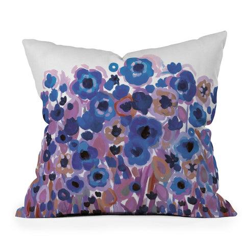 Natasha Wescoat Glowing Perussian Throw Pillow
