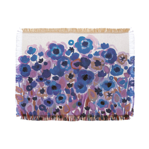 Natasha Wescoat Glowing Perussian Throw Blanket