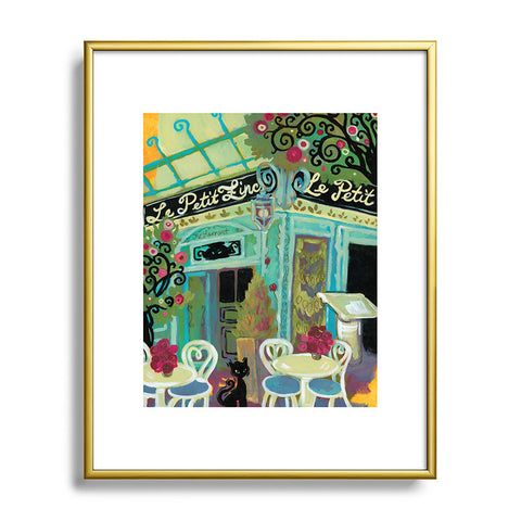 Natasha Wescoat Le Petit Zinc Metal Framed Art Print